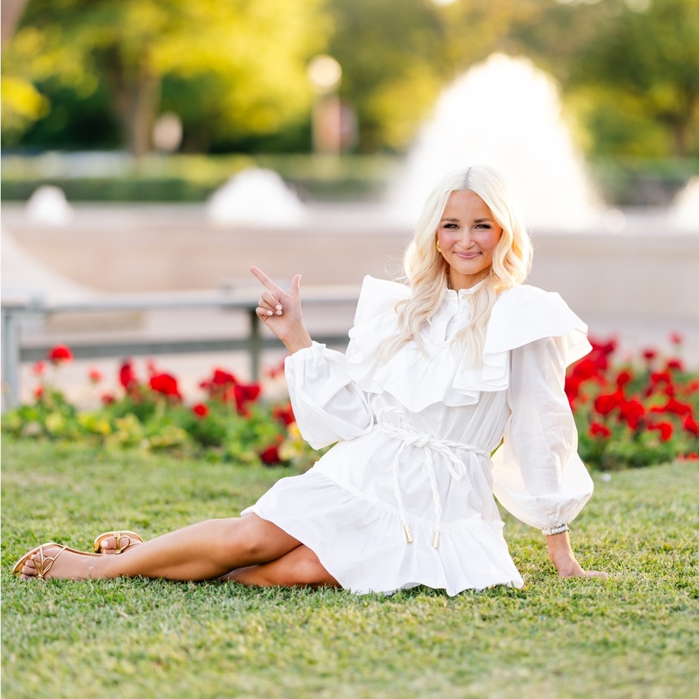AJE White Dress